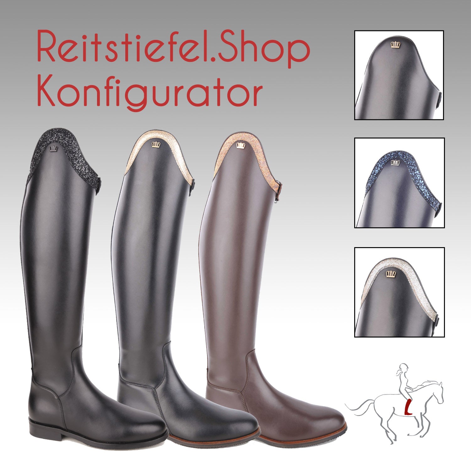 Kingsley Malaga Dressurstiefel (Konfigurator) –