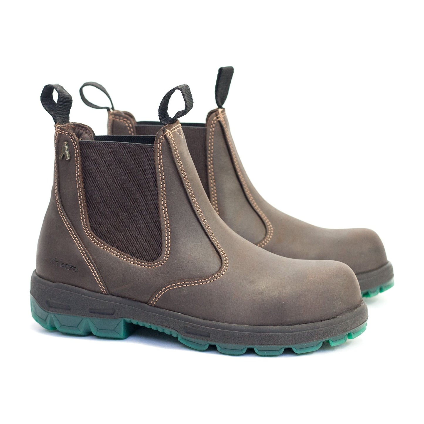Hobo Reitstiefelette Australian Safety mit Stahlkappe EN green