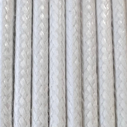 18021-Kingsley bunte Schnürsenkel für Polostiefel - 2000 White