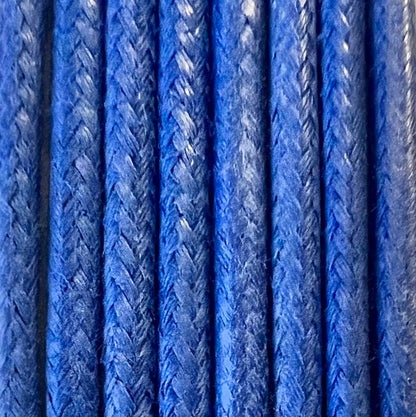 18038-Kingsley bunte Schnürsenkel für Polostiefel - 7876 Blue Atlantic