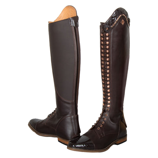 Imperial Riding Reitstiefel IRHOlania Dressage brown croco