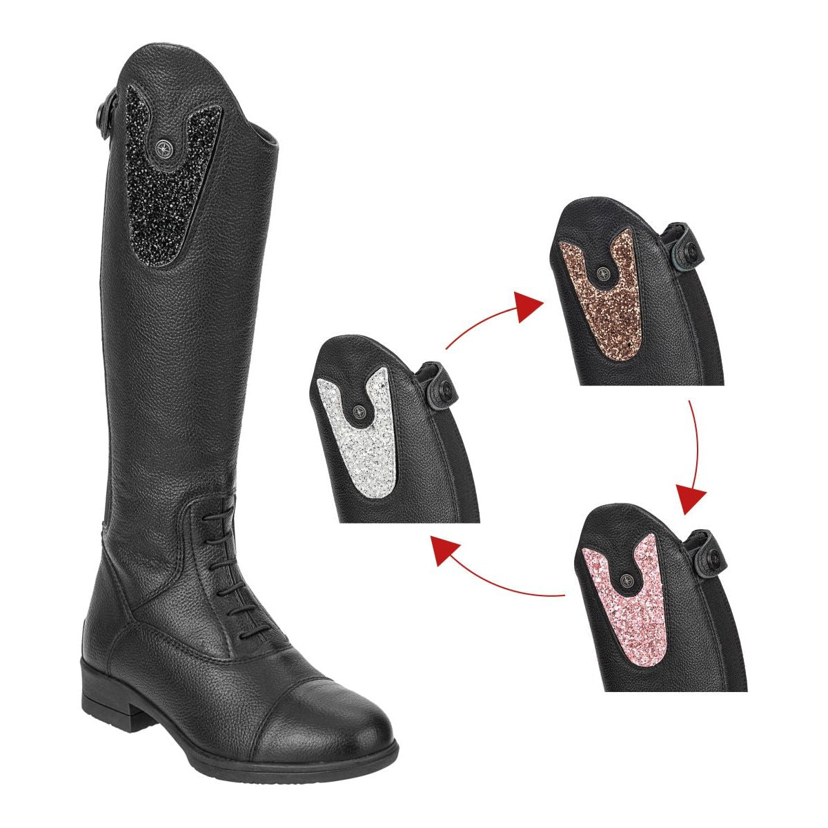 Südwind Kinderreitstiefel Kids Fun Leather Polo Convertible