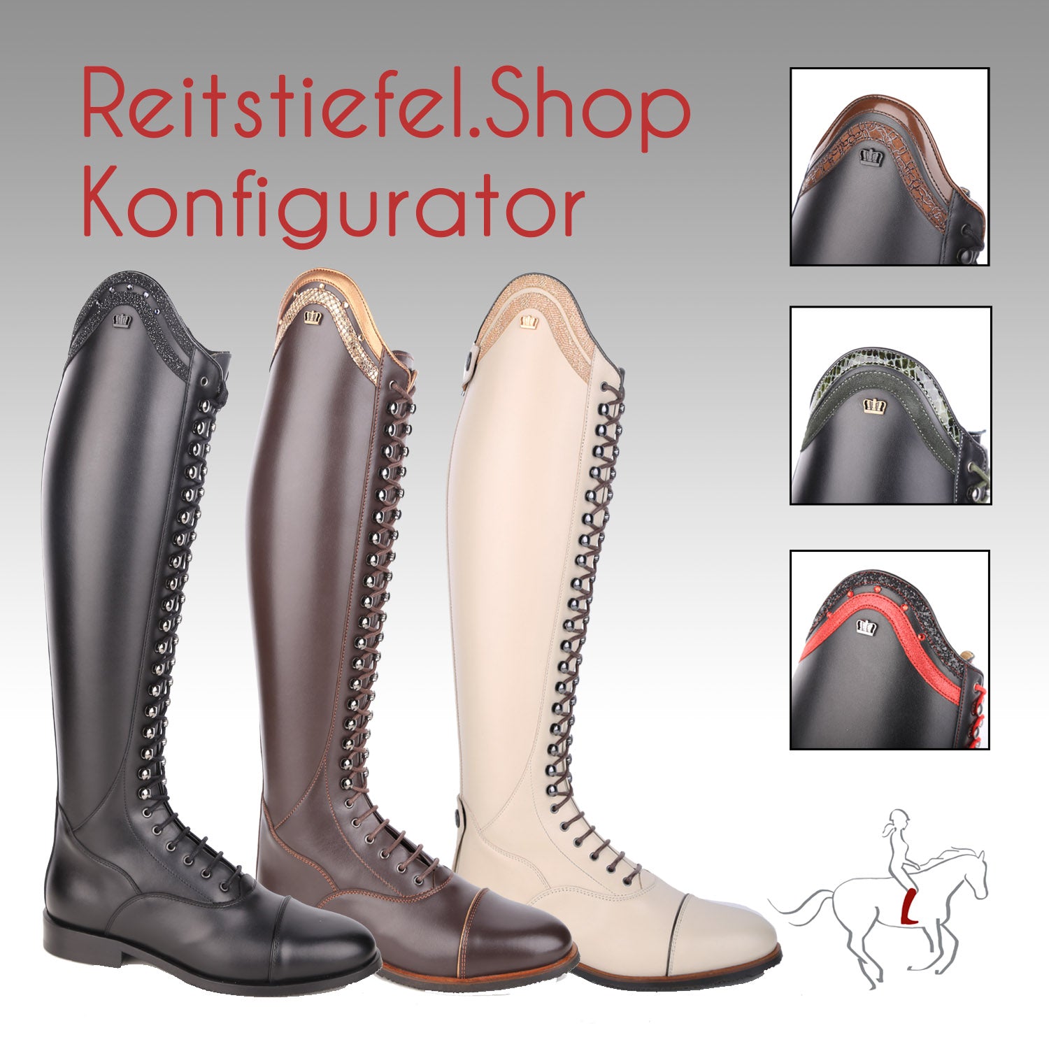 Imperial Riding Reitstiefel Irholania Dressage Regular/ENG, Stivali da cavallerizzi Donna, Black Black Croco, 36 EU