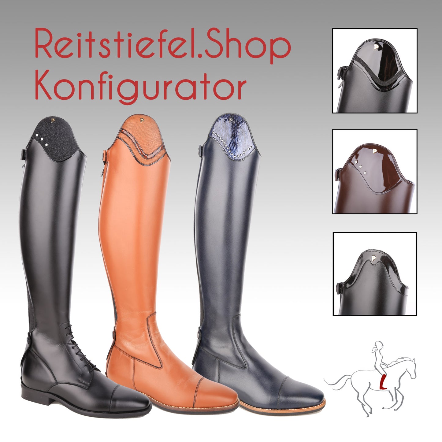 Petrie Napoli !Neu! Reitstiefel (Konfigurator) –