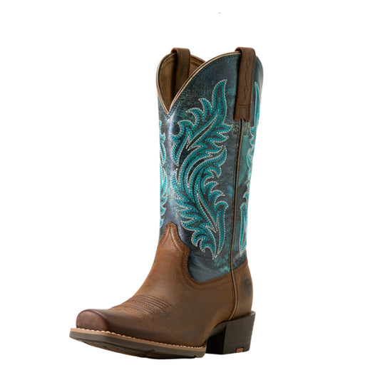 Ariat Damen Westernstiefel Round Up Narrow Cutter Toe