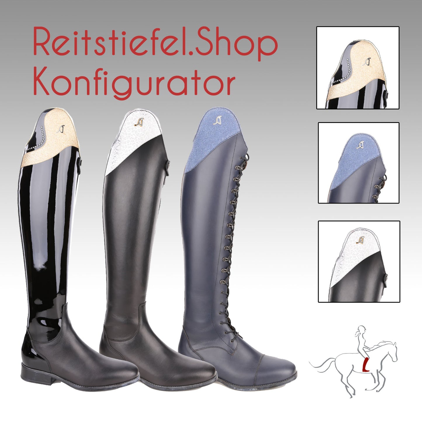 Sergio Grasso Roma/Colosseum Dressurstiefel (Konfigurator)