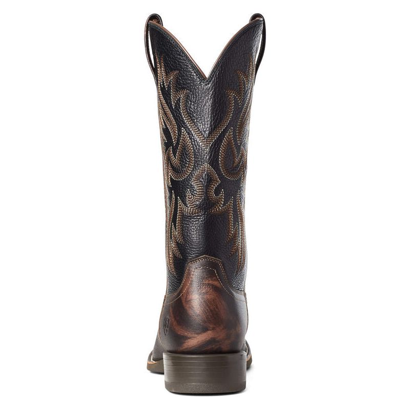ARIAT Relentless Pro Westernstiefel Für Herren – Aus Exotischem Caiman-Leder & Vollnarbenleder, Mit ATS Pro & DualPro Sohle