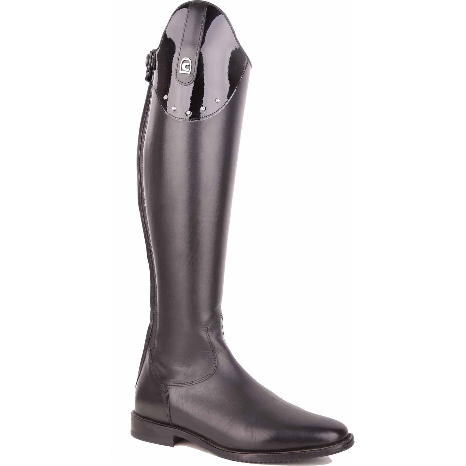 Linus-Dressage-schwarz-Lack-Strass