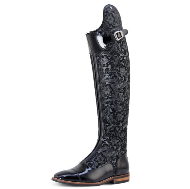 Poloreitstiefel / Dressurstiefel mit kompletter Schnürung vorn bzw ...
